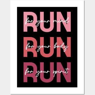 Run For Your Mind - Funny Running Posters and Art